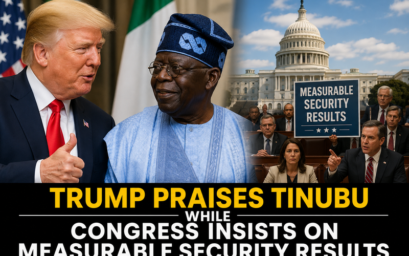 Trump Praises Tinubu While Congress Insists on Measurable Security Results
